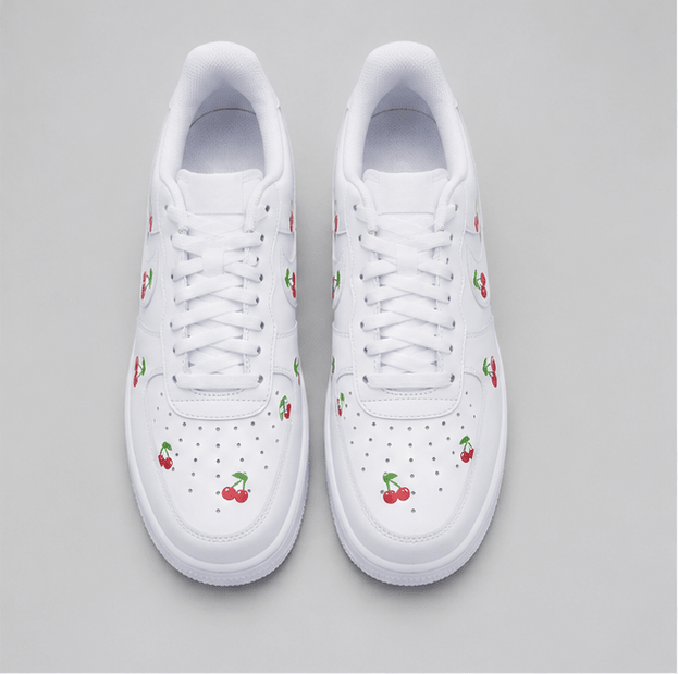 Cherry Bliss | Hand Painted Shoes - Urban palette