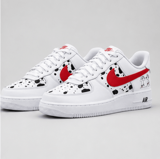 Dalmatian Drift | Hand Painted Shoes - Urban palette