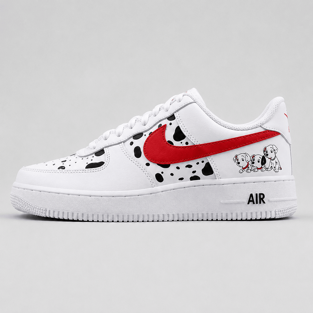 Dalmatian Drift | Hand Painted Shoes - Urban palette