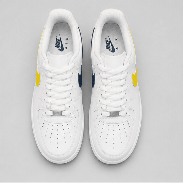 Golden Horizon | Hand-Painted Sunshine Edition Sneakers - Urban palette