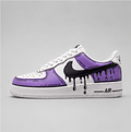 Violet Drip  | Hand-Painted Street Art Sneakers