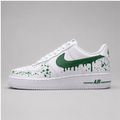 Emerald Drip | Custom Hand-Painted Sneakers