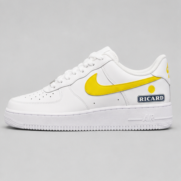 Golden Horizon | Hand-Painted Sunshine Edition Sneakers