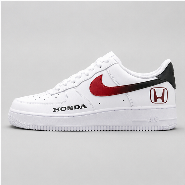 Velocity Red | Hand-Painted Racing Edition Sneakers