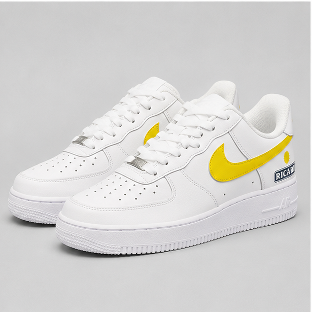 Golden Horizon | Hand-Painted Sunshine Edition Sneakers