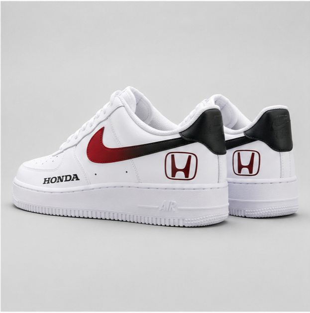 Velocity Red | Hand-Painted Racing Edition Sneakers