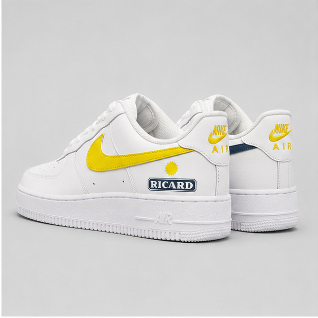 Golden Horizon | Hand-Painted Sunshine Edition Sneakers