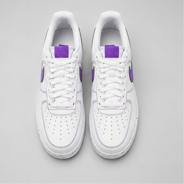 Inkflow Purple | Hand-Painted Street Art Sneakers
