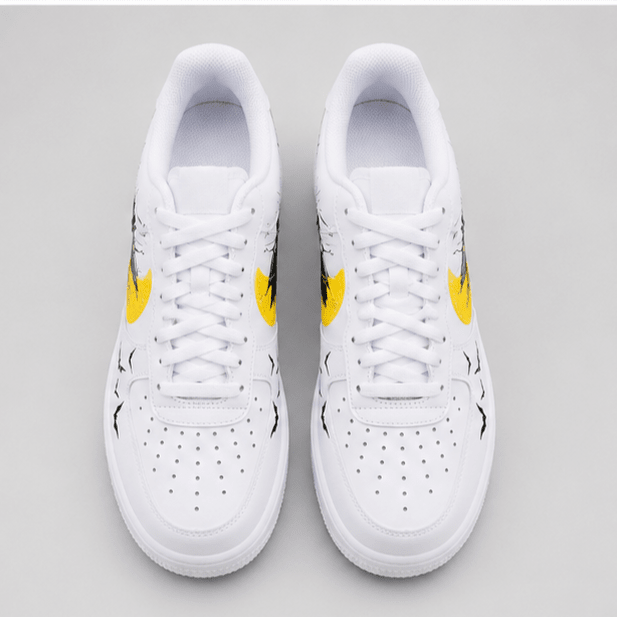 Shadow Strike | Hand-Painted Street Art Sneakers - Urban palette