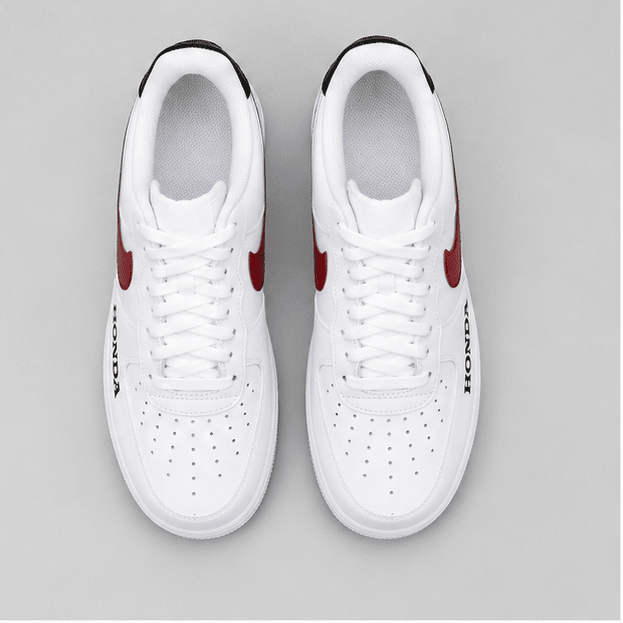 Velocity Red | Hand-Painted Racing Edition Sneakers - Urban palette